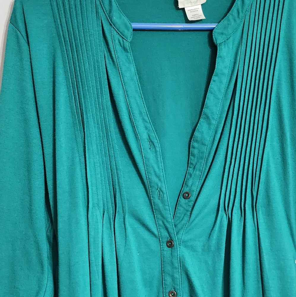Teal-green Tunic - Picture 2 of 4